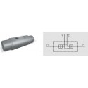 CYLINDRIC DOUBLE PILOT OPERATED CHECK VALVE 