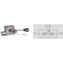 DOUBLE PILOT OPERATED CHECK VALVES WITH MANUAL SHUT-OFF 