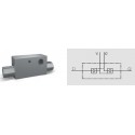 DOUBLE PILOT OPERATED CHECK VALVES WITH LATERAL JOINS 